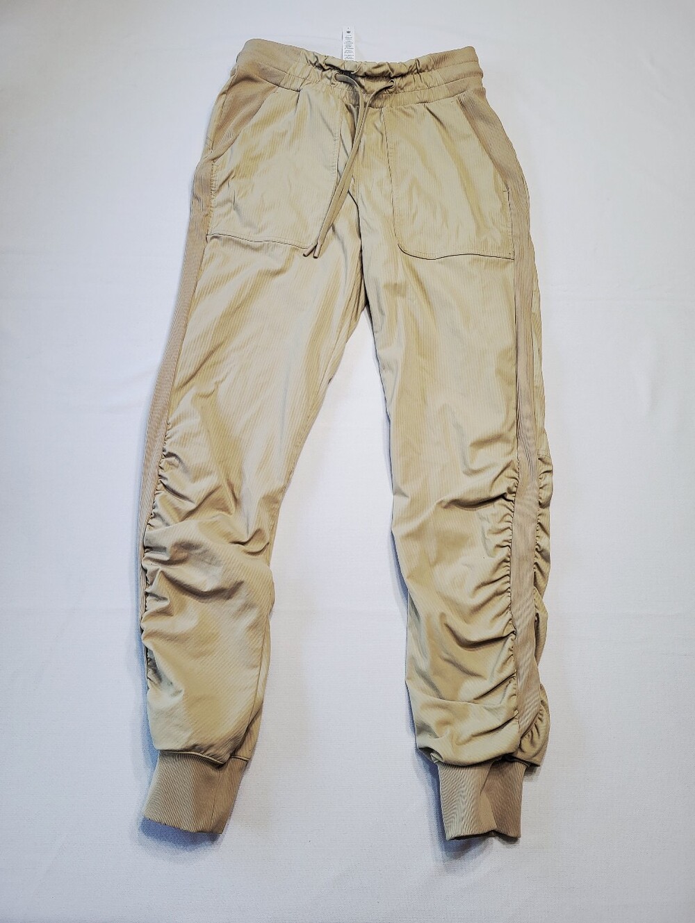 Lululemon Beyond The Studio Joggers Athleisure Tan/Cream/Khaki Women's Size 4